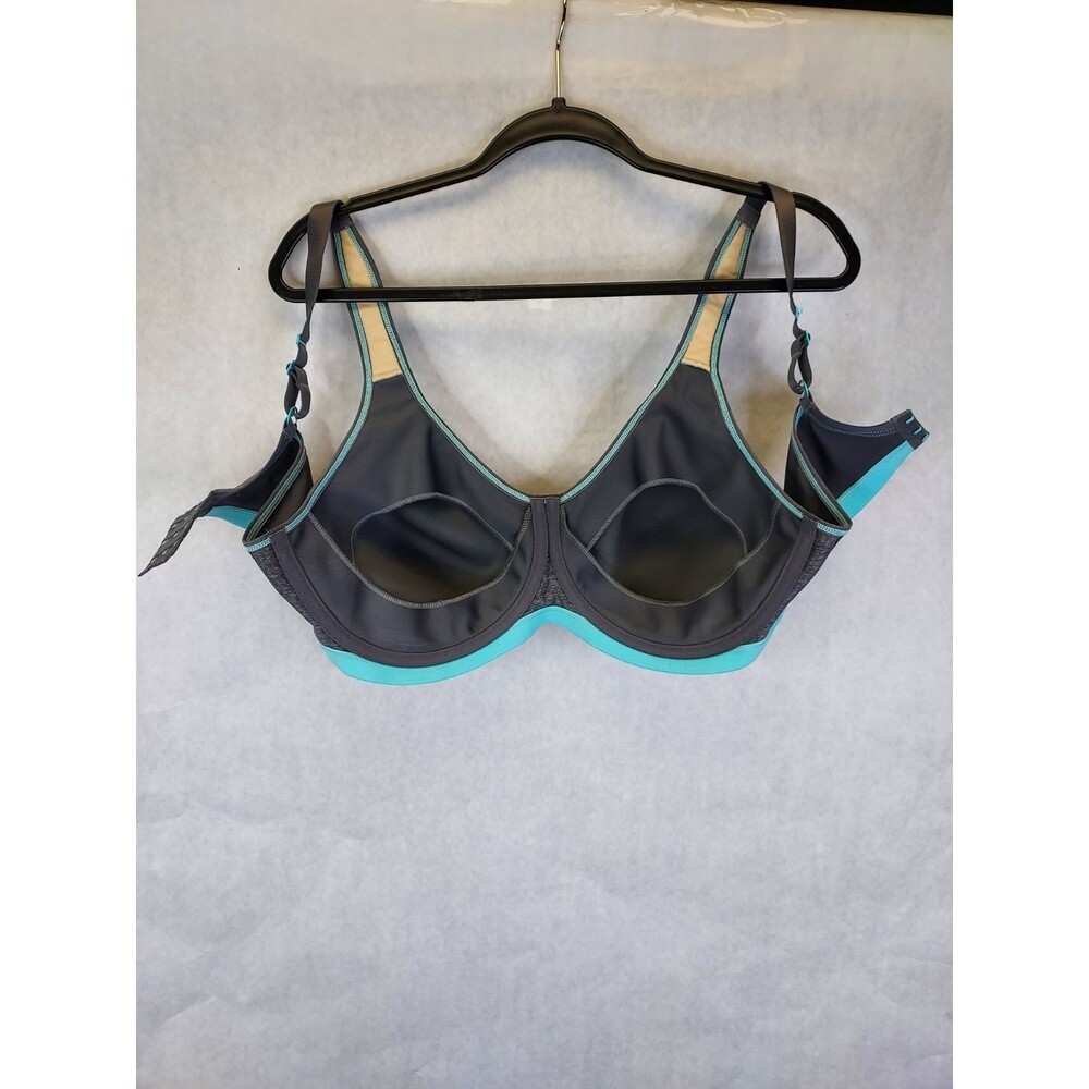 Freya Active Sport Bra 38DDD Sonic Carbon Molded Underwire Racerback Optional - Picture 10 of 12